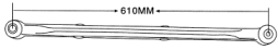 KIA 0K90128300 Lower Connect Line